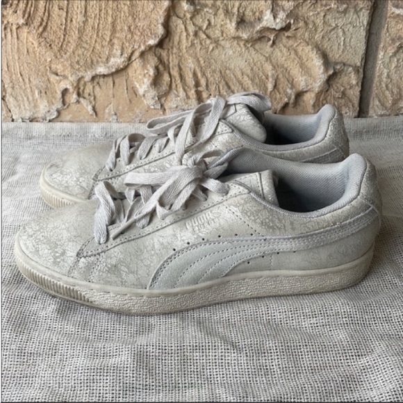 Puma Suede Remaster Classic off white Size 7 Classic Retro Vintage Look - Picture 4 of 16